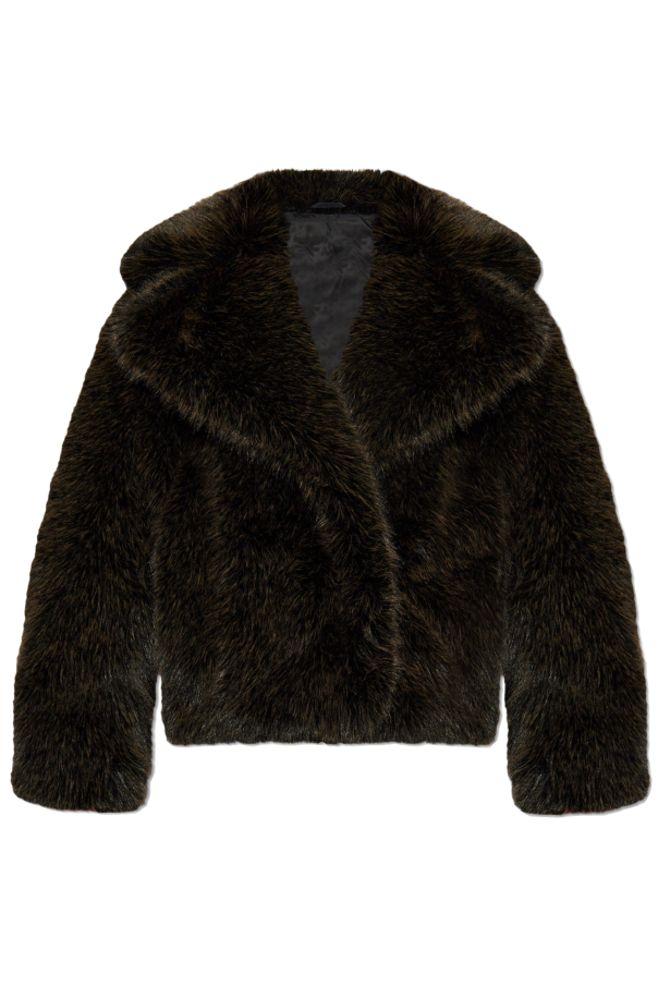 Green Fur jacket Kenzo Vitkac France